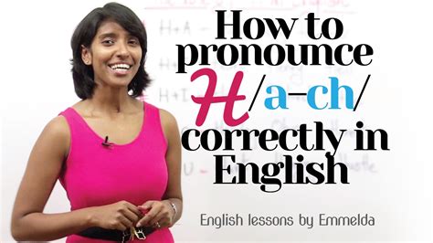 How to pronounce H in English